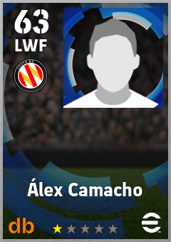 Álex Camacho — LWF, OVR 63, MAX 63
