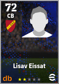 Lisav Eissat — CB, OVR 72, MAX 72
