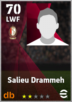 Salieu Drammeh — LWF, OVR 70, MAX 70