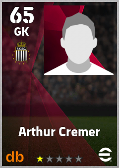 Arthur Cremer — GK, OVR 65, MAX 65