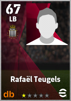 Rafaël Teugels — LB, OVR 67, MAX 67