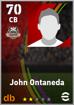 John Ontaneda — CB, OVR 70, MAX 70