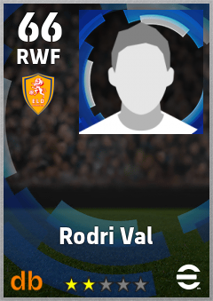 Rodri Val — RWF, OVR 66, MAX 66