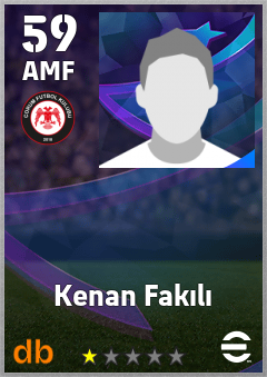 Kenan Fakılı — AMF, OVR 59, MAX 59