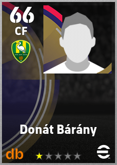 Donát Bárány — CF, OVR 66, MAX 66