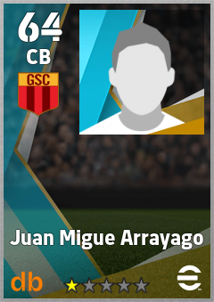 Juan Migue Arrayago — CB, OVR 64, MAX 64