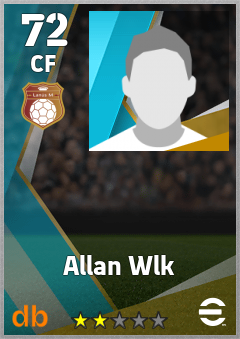Allan Wlk — CF, OVR 72, MAX 72