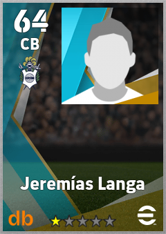 Jeremías Langa — CB, OVR 64, MAX 64