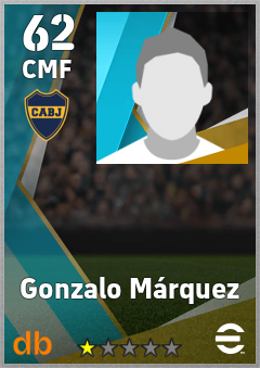 Gonzalo Márquez — CMF, OVR 62, MAX 62