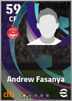 Andrew Fasanya — CF, OVR 59, MAX 59