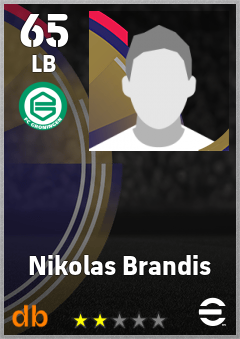 Nikolas Brandis — LB, OVR 65, MAX 65