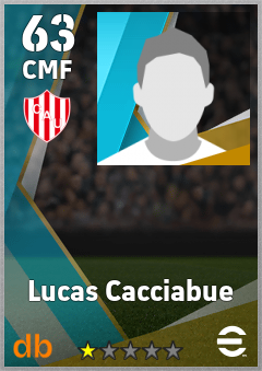 Lucas Cacciabue — CMF, OVR 63, MAX 63