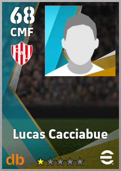 Lucas Cacciabue — CMF, OVR 68, MAX 68