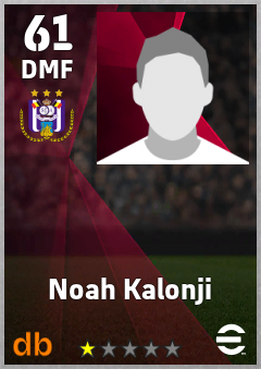 Noah Kalonji — DMF, OVR 61, MAX 61