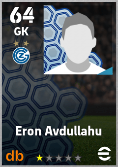 Eron Avdullahu — GK, OVR 64, MAX 64