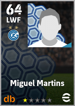 Miguel Martins — LWF, OVR 64, MAX 64