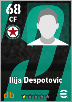 Ilija Despotovic — CF, OVR 68, MAX 68
