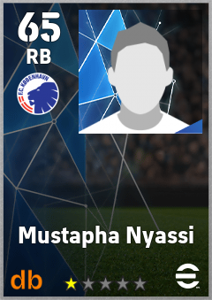 Mustapha Nyassi — RB, OVR 65, MAX 65