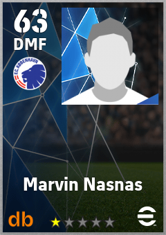 Marvin Nasnas — DMF, OVR 63, MAX 63