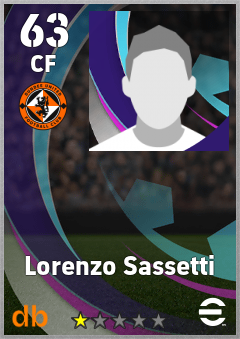 Lorenzo Sassetti — CF, OVR 63, MAX 63