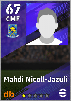 Mahdi Nicoll-Jazuli — CMF, OVR 67, MAX 67