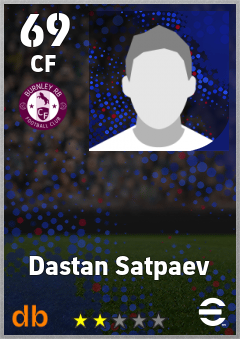 Dastan Satpaev — CF, OVR 69, MAX 69
