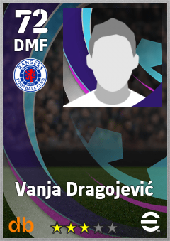 Vanja Dragojević — DMF, OVR 72, MAX 72