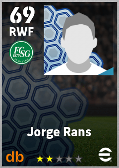 Jorge Rans — RWF, OVR 69, MAX 69