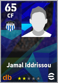 Jamal Iddrissou — CF, OVR 65, MAX 65
