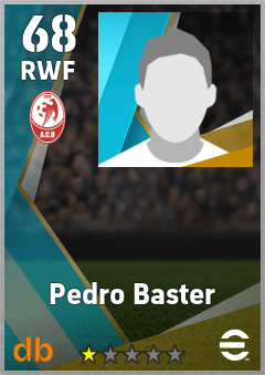Pedro Baster — RWF, OVR 68, MAX 68