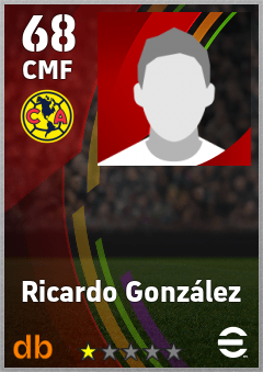 Ricardo González — CMF, OVR 68, MAX 68