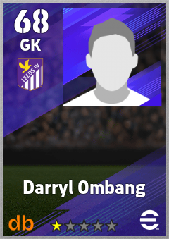 Darryl Ombang — GK, OVR 68, MAX 68