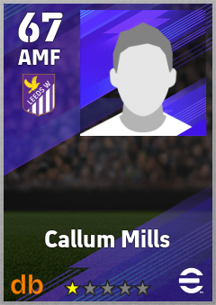 Callum Mills — AMF, OVR 67, MAX 67