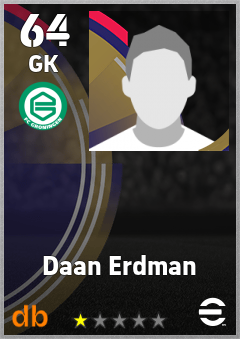 Daan Erdman eFootball player card