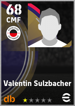 Valentin Sulzbacher — CMF, OVR 68, MAX 68