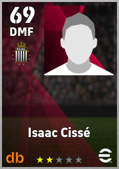 Isaac Cissé — DMF, OVR 69, MAX 69