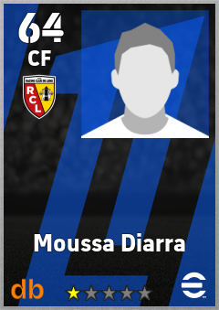 Moussa Diarra — CF, OVR 64, MAX 64