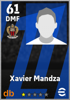 Xavier Mandza — DMF, OVR 61, MAX 61