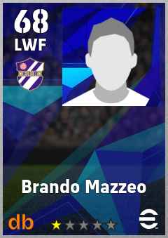 Brando Mazzeo — LWF, OVR 68, MAX 68