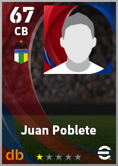 Juan Poblete — CB, OVR 67, MAX 67