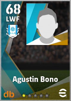 Agustin Bono — LWF, OVR 68, MAX 68