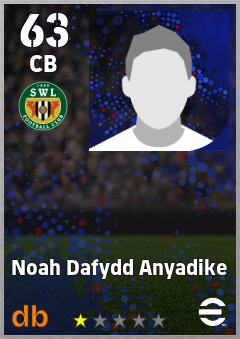 Noah Dafydd Anyadike — CB, OVR 63, MAX 63