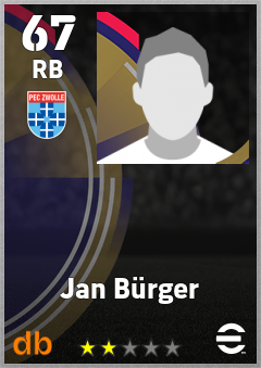 Jan Bürger — RB, OVR 67, MAX 67