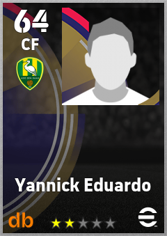 Yannick Eduardo — CF, OVR 64, MAX 64