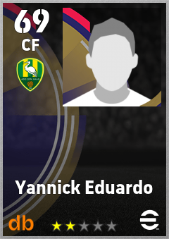 Yannick Eduardo — CF, OVR 69, MAX 69