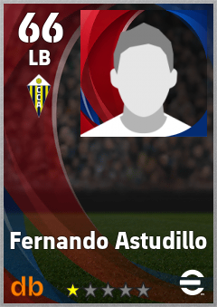 Fernando Astudillo — LB, OVR 66, MAX 66