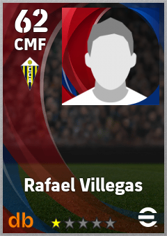 Rafael Villegas — CMF, OVR 62, MAX 62
