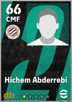 Hichem Abderrebi — CMF, OVR 66, MAX 66