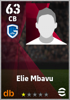 Elie Mbavu — CB, OVR 63, MAX 63