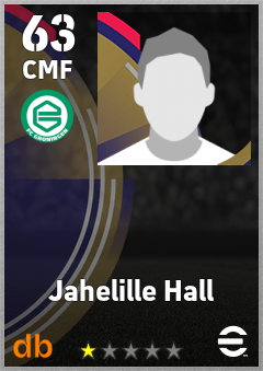 Jahelille Hall — CMF, OVR 63, MAX 63